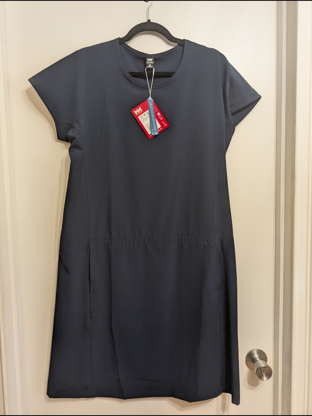 Helly Hansen Navy Short-Sleeve Casual Dress